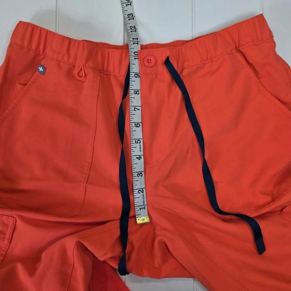 Figs Mens Large Tansen Scrub Pants Orange M22SW2018 Cargo Joggers PO 5127